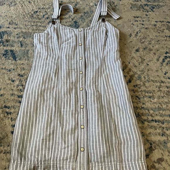 NWOT free people living color mini dress grey combo XS - Picture 2 of 5